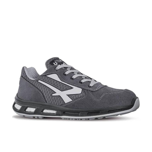 Scarpa Antinfortunistica U-Power Push S1PS FO SR ESD – Nylon Traspirante e Pelle Scamosciata, Puntale AirToe Aluminium, Suola PU Infinergy