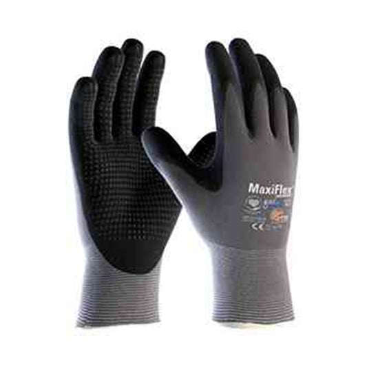 Guanto da Lavoro ATG MaxiFlex Endurance nel colore grigio nero, ideale per movimentazione e lavori manuali