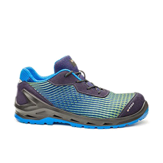 Scarpa Antinfortunistica Base I-Cyber S1PS ESD FO SR verde blu – vista laterale