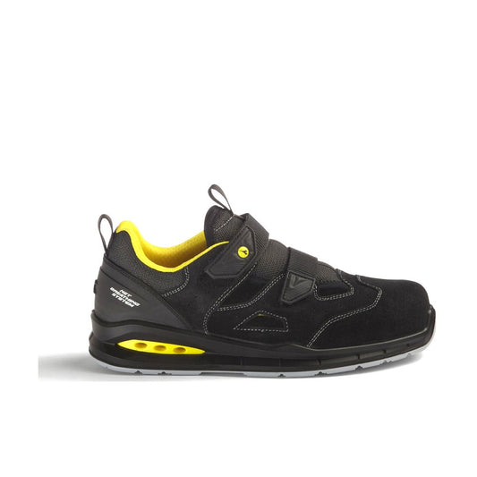 Sandalo Antinfortunistico Diadora Run Net Airbox S1PS FO SR nel colore nero, ideale per magazzino, logistica e industria