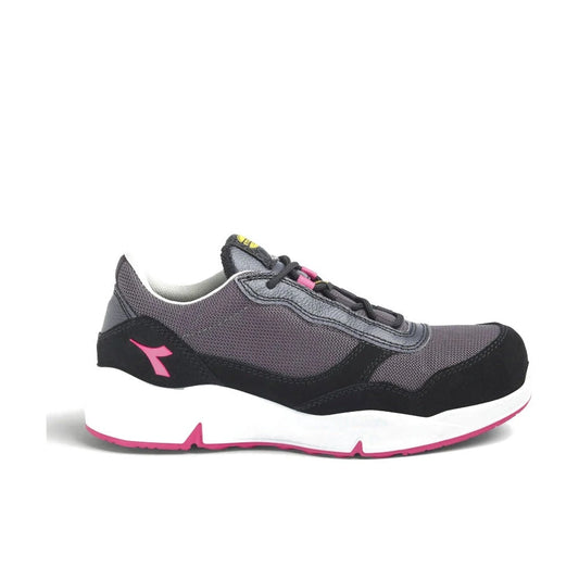 Scarpa Antinfortunistica Diadora Athena Text S1PL FO SR nel colore rosa, ideale per magazzino, logistica e industria leggera