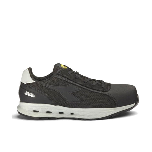 Scarpa Antinfortunistica Diadora Glove A. Box Low Pro S1PS FO SR HRO ESD – Pelle Bovina con Rete Traspirante, Puntale Alluminio 200J, K-SOLE Ultralite, Supporto Tallone TPU, Fodera Air Mesh