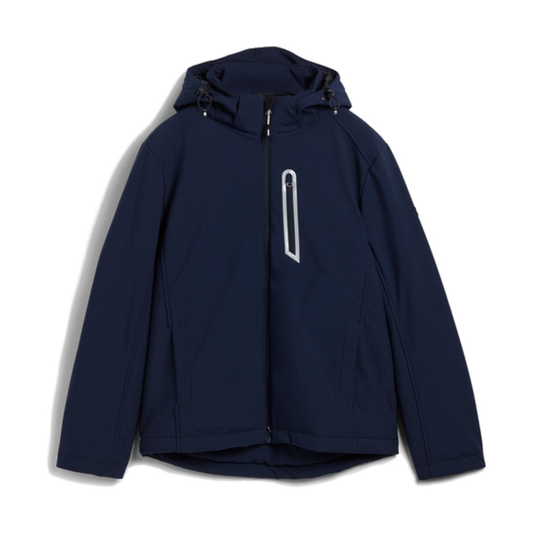 Giacca da Lavoro Diadora Padded Softshell Sail nel colore blu navy, ideale per lavoro all'aperto nella stagione fredda