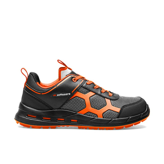 Scarpa Antinfortunistica Sottozero UFO S1PS FO SR ESD nero arancione – vista laterale