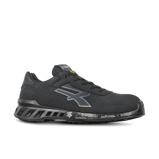Scarpa Antinfortunistica U-Power Ben S3S CI FO SR ESD nel colore nero, ideale per cantieri e lavori all'aperto