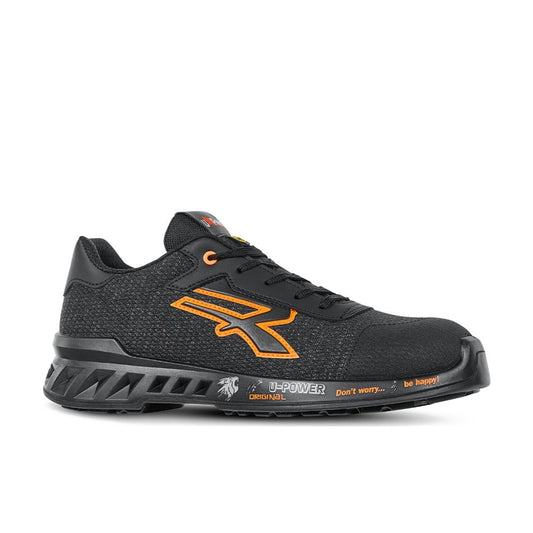 Scarpa Antinfortunistica U-Power Bruce S1PS FO SR ESD – Nylon Traspirante, AirToe Aluminium, Fodera Wingtex, Sottopiede U-Power Original