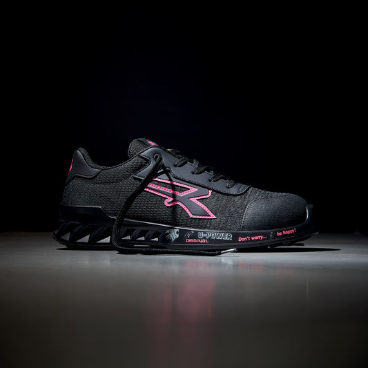 Scarpa Antinfortunistica Donna U-Power Michelle S1 SRC ESD – Nylon Traspirante, Film Anti-Abrasione, Fodera Wing Tex