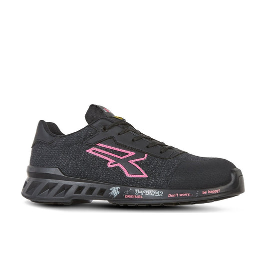 Scarpa Antinfortunistica Donna U-Power Michelle S1PS FO SR – Nylon Traspirante, Film Anti-Abrasione, Fodera Wing Tex