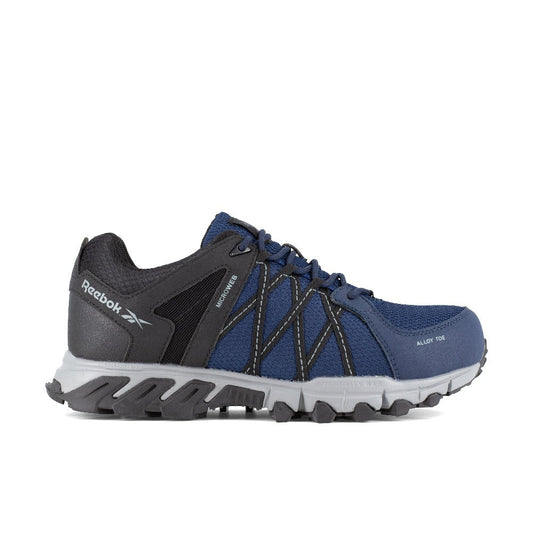 Scarpa Antinfortunistica Reebok Trailgrip S1P ESD SRC HRO nel colore blu, ideale per magazzino, logistica e industria