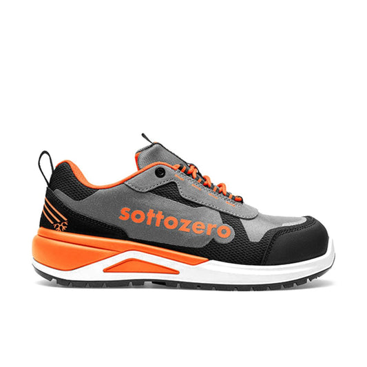 Scarpa Antinfortunistica Sottozero Jet SZ300 S1PS FO ESD nel colore arancione, ideale per magazzino, logistica e industria