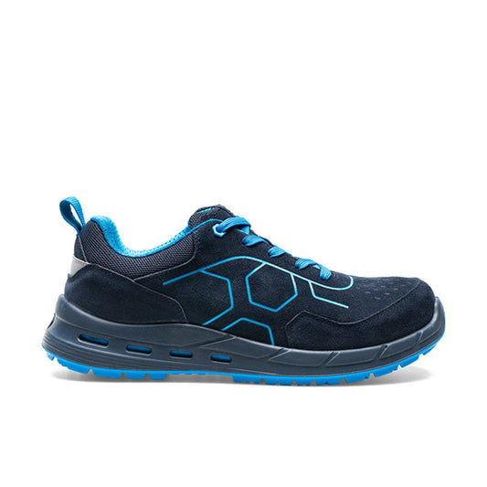 Scarpa Antinfortunistica Bassa Sottozero Norad S1PS FO SR nel colore blu royal, ideale per magazzino, logistica e industria