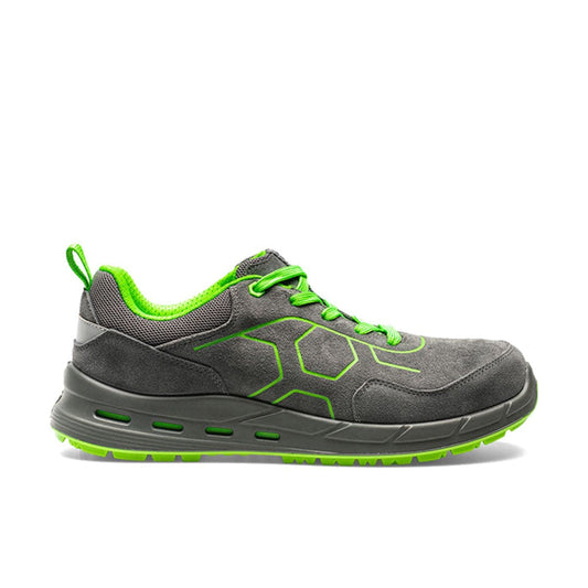Scarpa Antinfortunistica Bassa Sottozero Norad S1PS FO SR ESD grigio verde – vista laterale