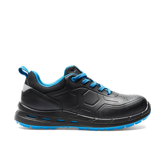 Scarpa Antinfortunistica Bassa Sottozero Britannia S3S FO SR ESD nel colore nero, ideale per cantieri e lavori all'aperto