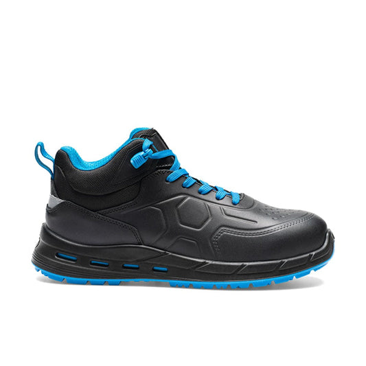 Scarpa Antinfortunistica Alta Sottozero Flag S7S FO SR ESD nel colore nero, ideale per lavori all'aperto con pioggia e freddo