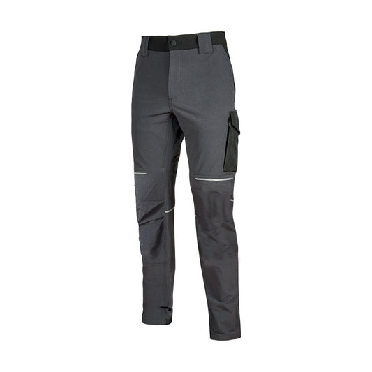 Pantalone da Lavoro U-Power World – 86% Nylon 14% Spandex, Tasca Porta Utensili, Battitacco