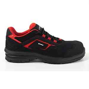 Scarpa Antinfortunistica Base Eris S1PL FO SR nero rosso – vista laterale