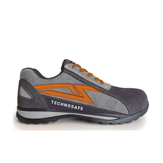 Scarpa Antinfortunistica Technosafe Detroit S3 ESD SRC HRO FO – Pelle Scamosciata, Puntale Compotech 200J, Antiperforazione Technoflex, Soletta EVA Tridensità Gel
