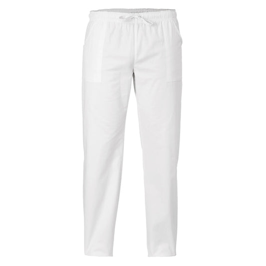 Pantalone da Cucina Giblor's Alan Slim Fit – 100% Cotone, Elastico e Coulisse