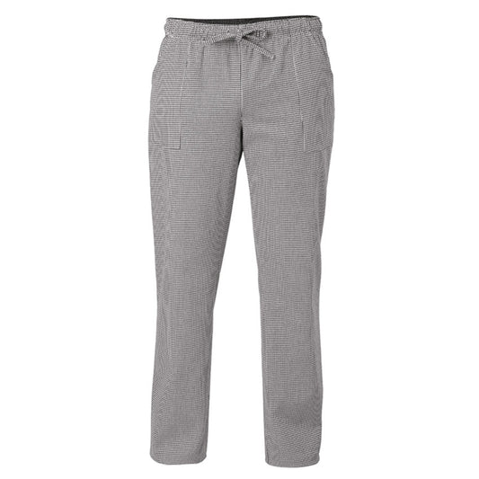 Pantalone da Cucina Giblor's Alan Slim Fit – 100% Cotone, Elastico e Coulisse