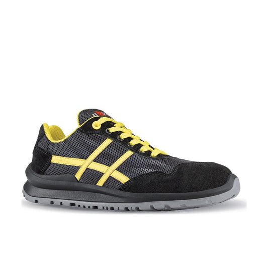 Scarpa Antinfortunistica U-Power Alex S1PS FO SR – Pelle Scamosciata con Inserti BOLTONY, Puntale AirToe Aluminium, Fodera Wing Tex