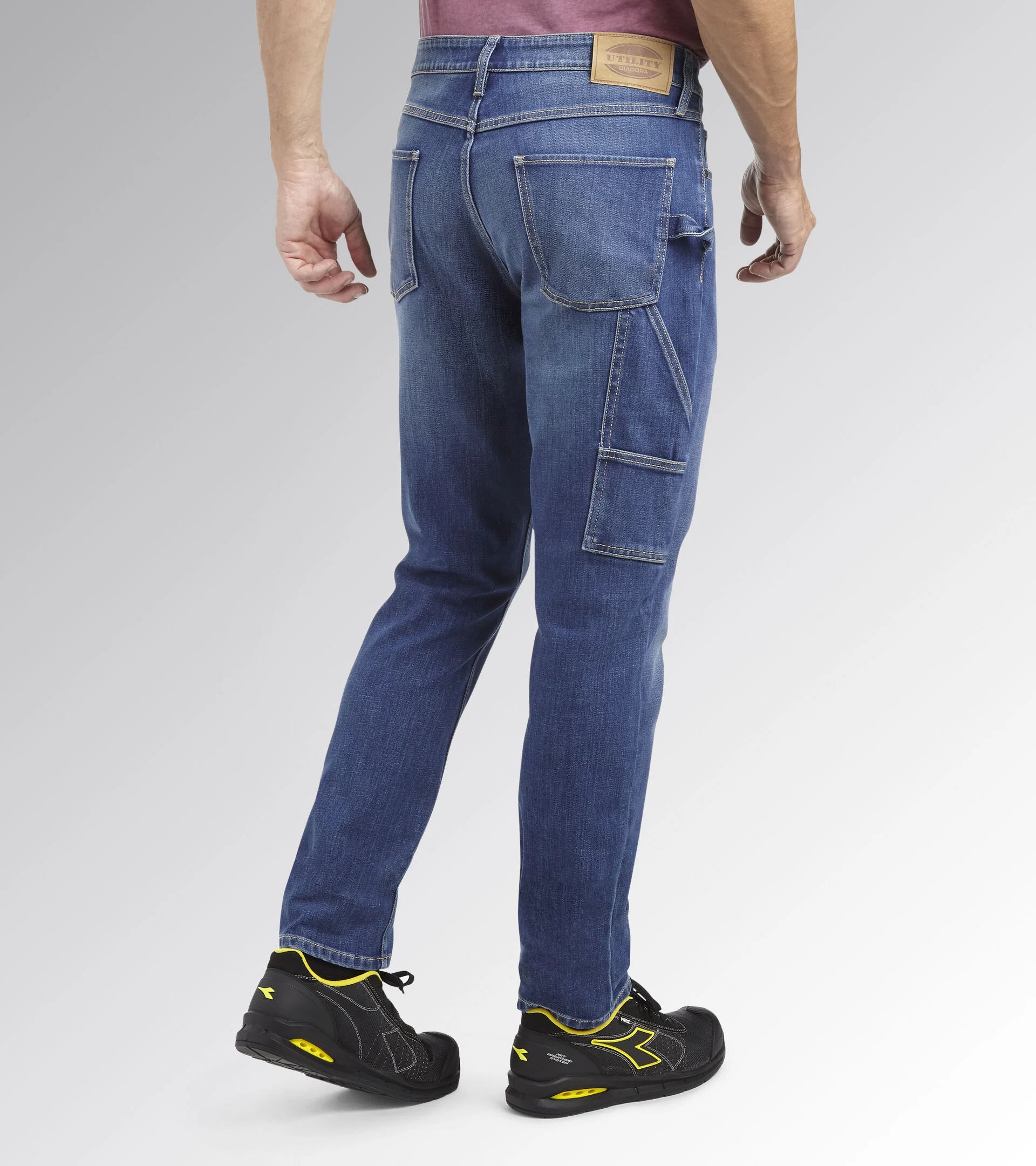 Jeans da lavoro Diadora stone stretch