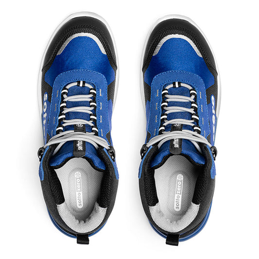 Scarpa Antinfortunistica Midi Sottozero Concorde Blu S3S ESD – Puntale in Fibra di Vetro, Tomaia in Nylon e Pelle Scamosciata, Lamina UHMWPE
