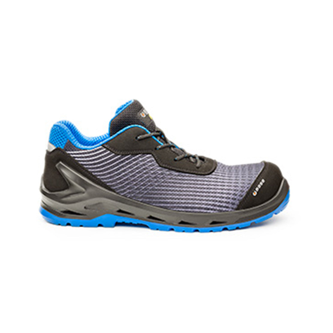 Scarpa Antinfortunistica Base I-Cyber S1PS ESD FO SR grigio nero – vista laterale