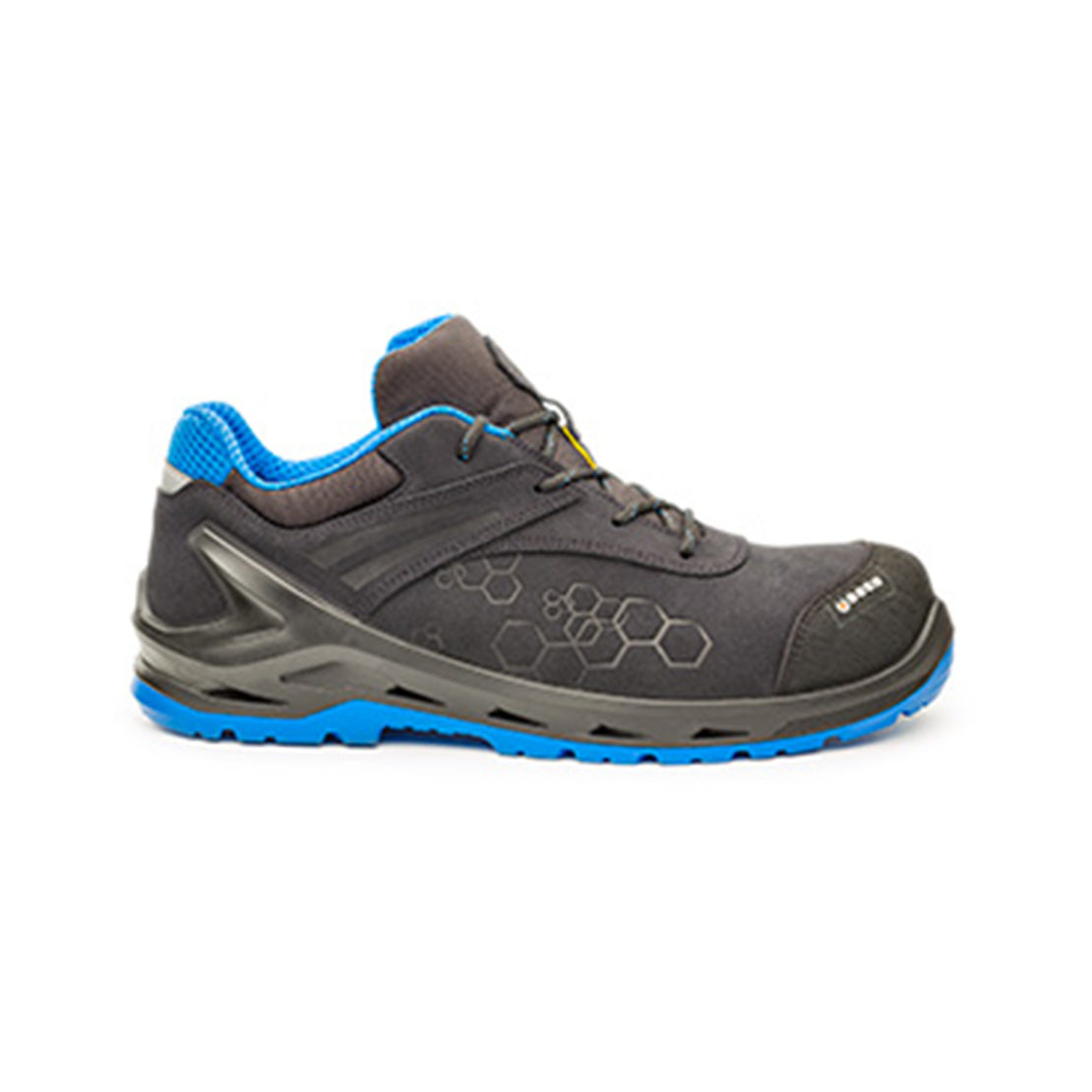 Scarpa Antinfortunistica Base I-Robox S3S ESD CI FO SR nero blu – vista laterale