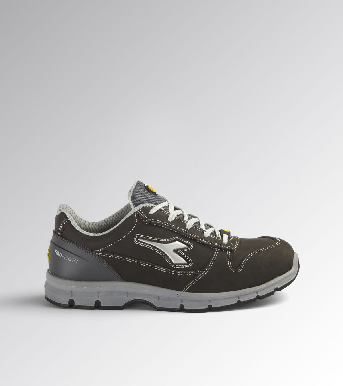 Scarpa Antinfortunistica Diadora Run Low S3S FO SR ESD grigio – vista laterale