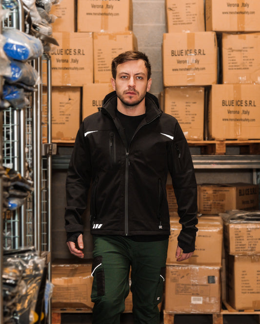 Giacca da lavoro GRPK softshell antivento ed antiacqua