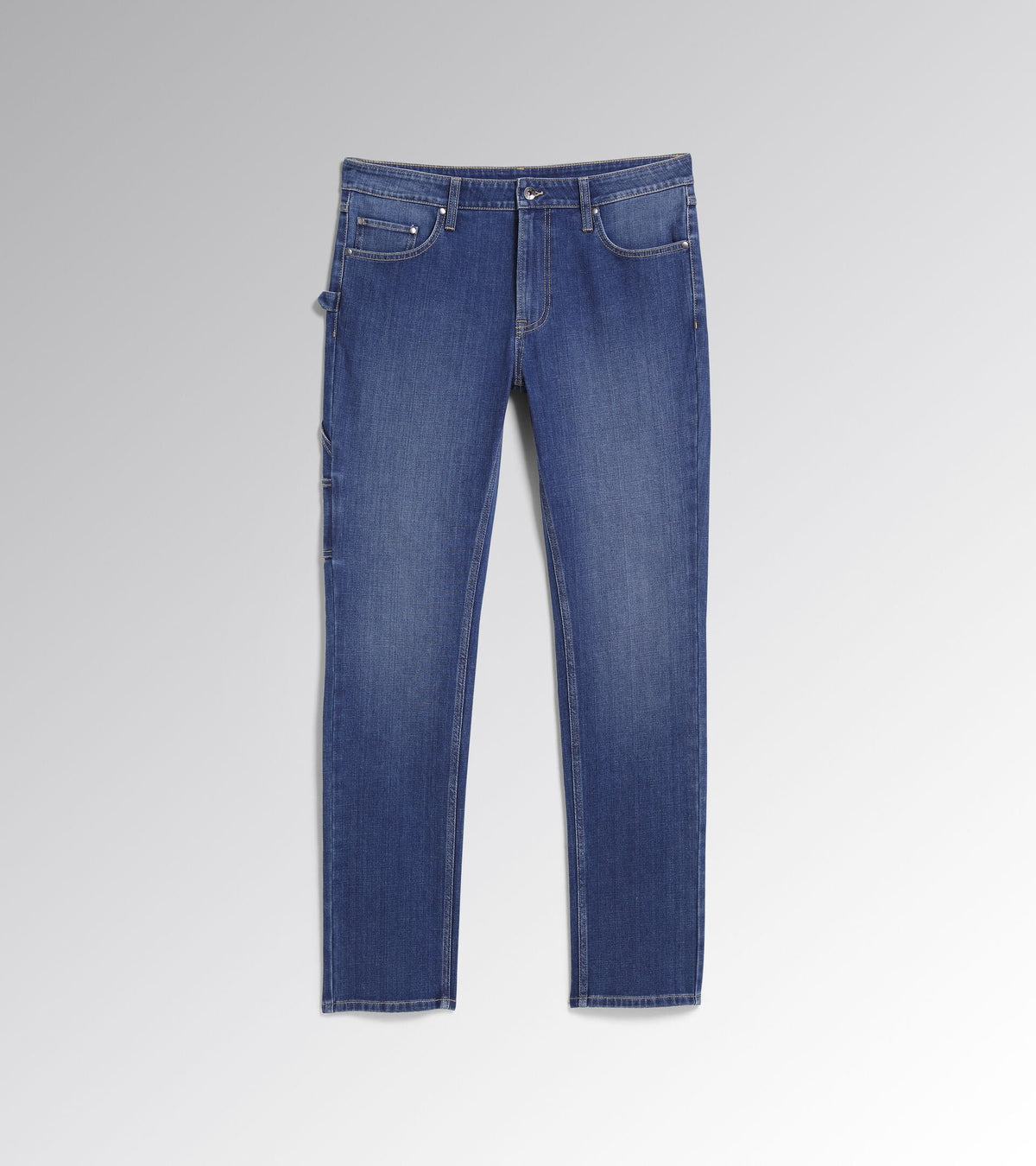 Jeans da Lavoro Diadora Stone Stretch blu luna – vista frontale