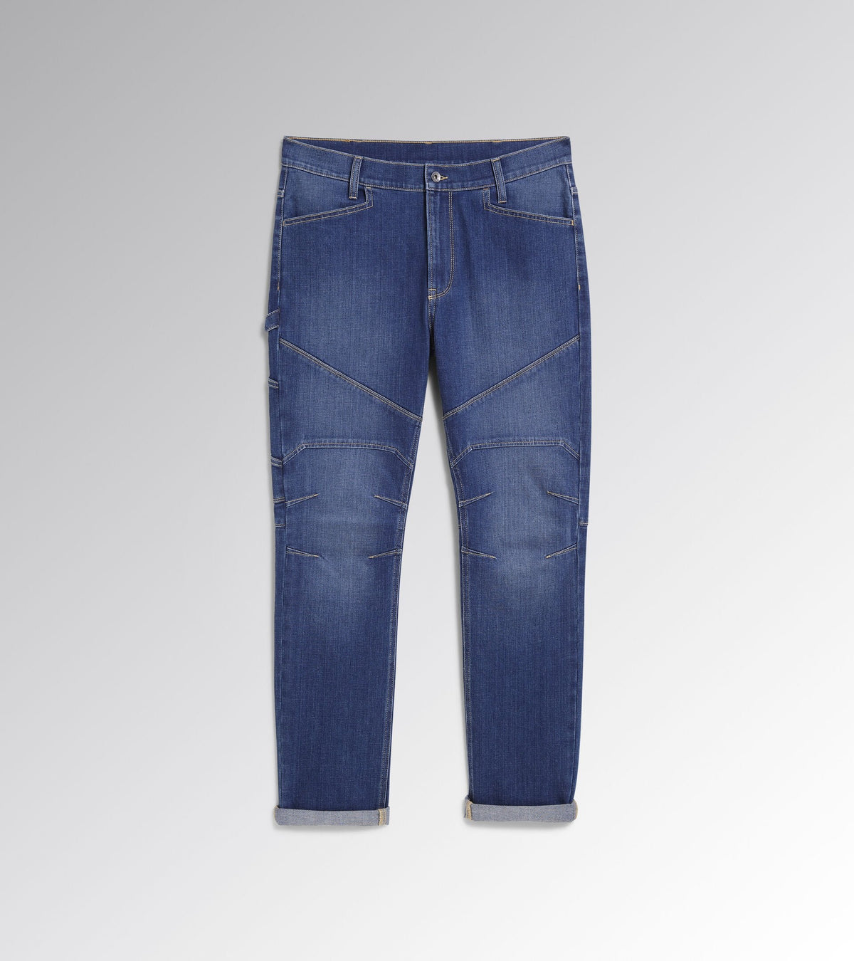 Jeans da Lavoro Diadora Ergo Stretch blu luna – vista frontale