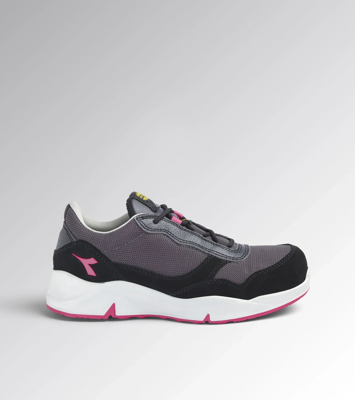 Scarpa Antinfortunistica Diadora Athena Text S1PL FO SR ESD rosa – vista laterale