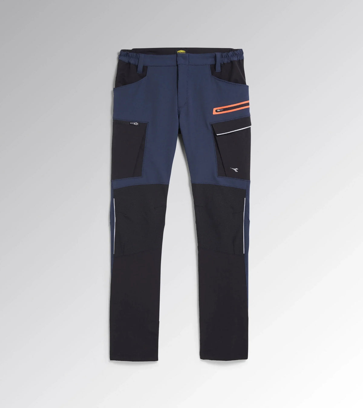 Pantalone da Lavoro Diadora Hybrid Cargo blu – vista frontale