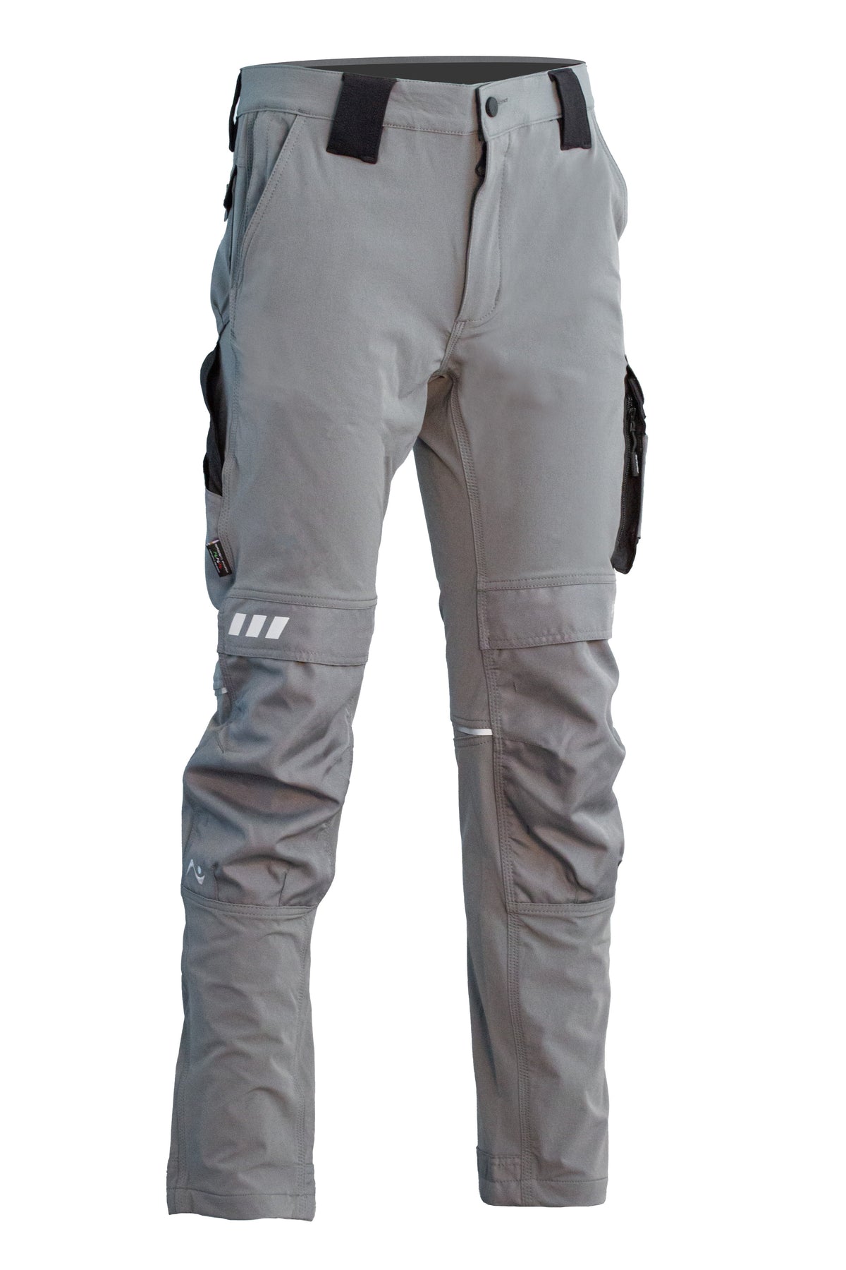 Pantalone da Lavoro GRPK Cargo Tech Super Stretch light grey – vista frontale
