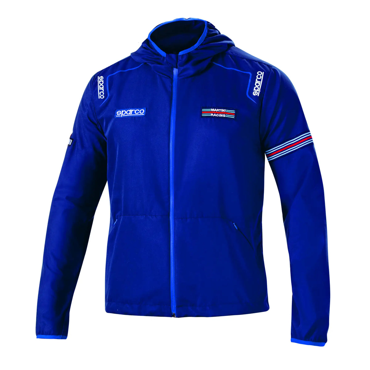 Giacca Antivento Sparco Martini Racing Wind Stopper blu – vista frontale