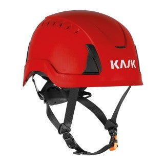 Caschetto da Lavoro Kask Primero Air rosso – vista laterale