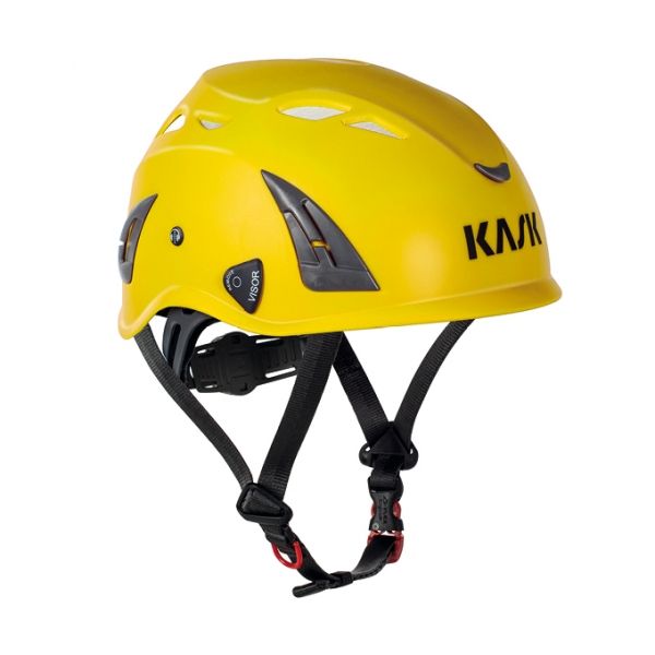 Caschetto da Lavoro Kask Plasma AQ giallo – vista laterale