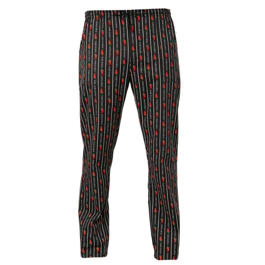 Pantalone da Cucina Giblor's Atene Regular Fit – 100% Cotone, Elastico e Coulisse