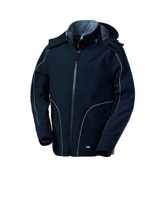 Giubbotto Softshell da Lavoro Rossini Nyborg nero – vista frontale