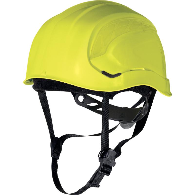 Casco di Sicurezza Delta Plus Granite Peak giallo – vista laterale