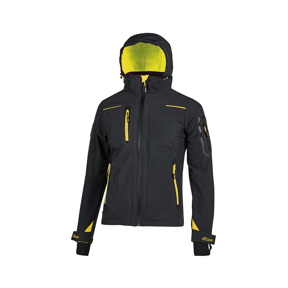 Giacca da Lavoro U-Power Space Lady black carbon – vista frontale