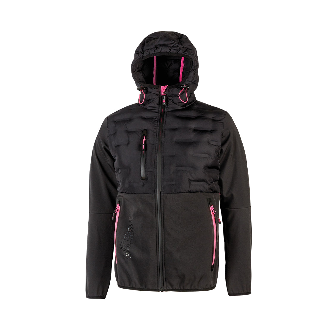 Giacca da Lavoro U-Power Spock Lady grey fucsia – vista frontale