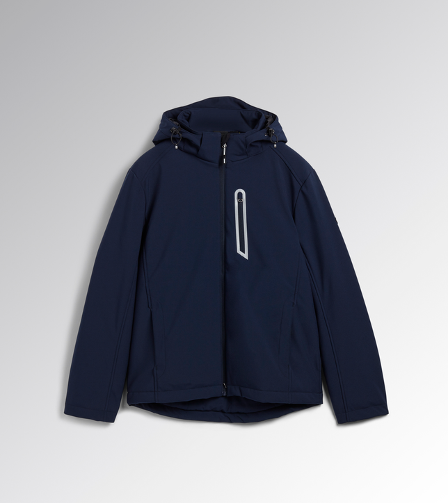 Giacca da Lavoro Diadora Padded Softshell Sail blu navy – vista frontale