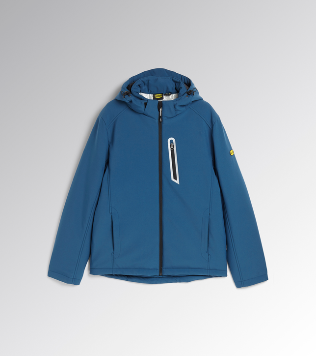 Giacca da Lavoro Diadora Padded Softshell Sail blu marocchino – vista frontale