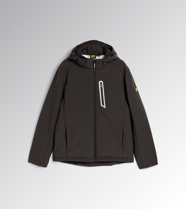 Giacca da Lavoro Diadora Padded Softshell Sail grigio asfalto – vista frontale