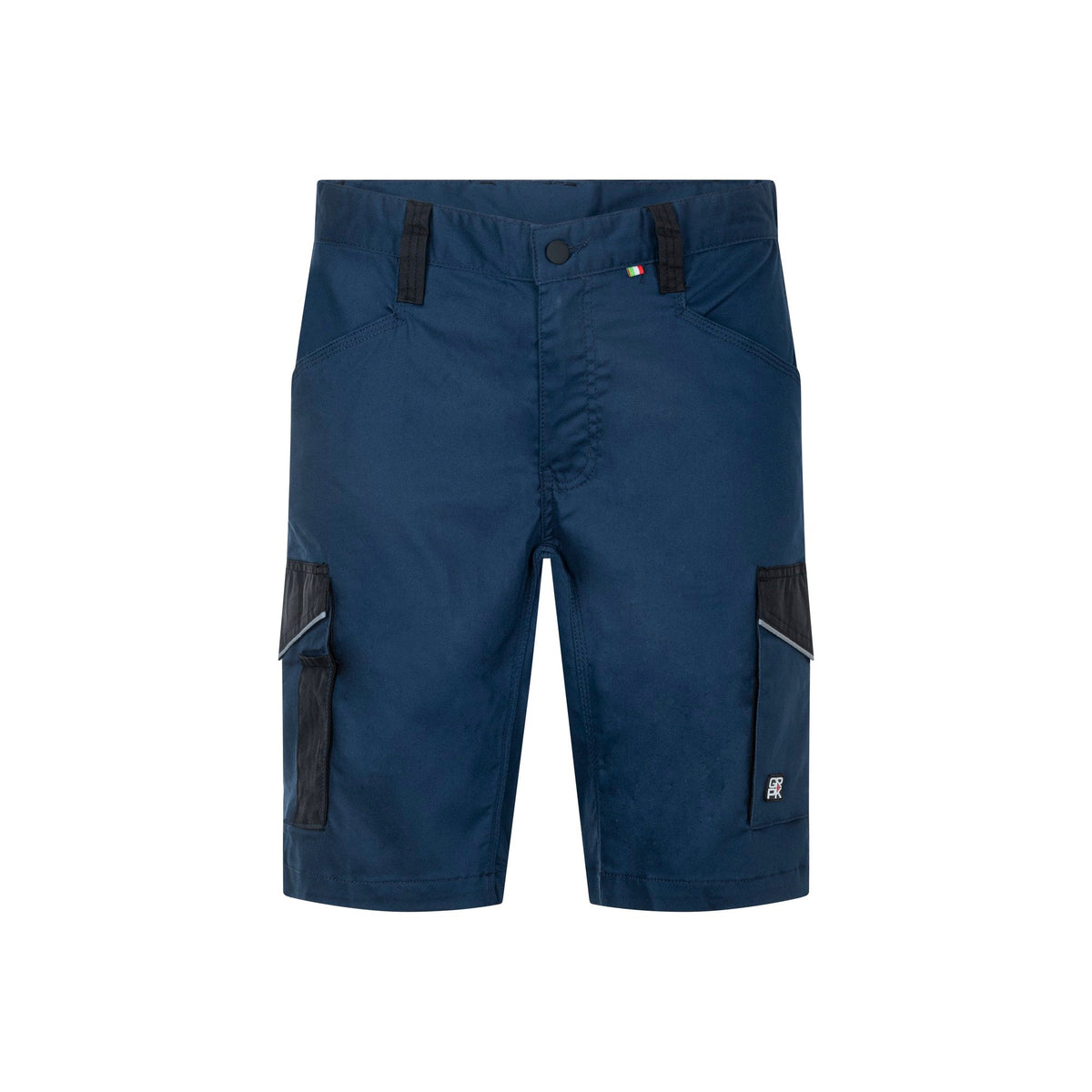 Bermuda da Lavoro GRPK Work Stretch blu – vista frontale
