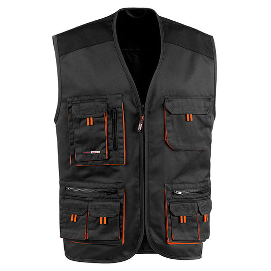 Gilet da Lavoro Sottozero Job Eclisse antracite – vista frontale
