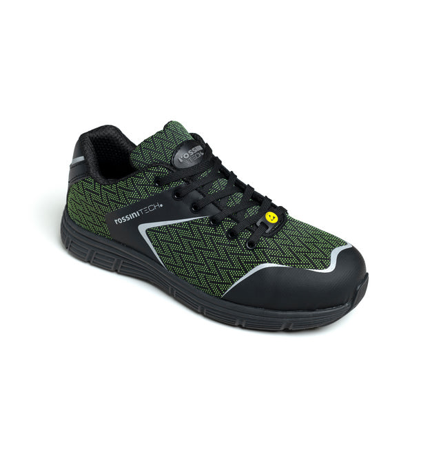 Scarpa Antinfortunistica Rossini Kripton S3S SR ESD verde – vista laterale