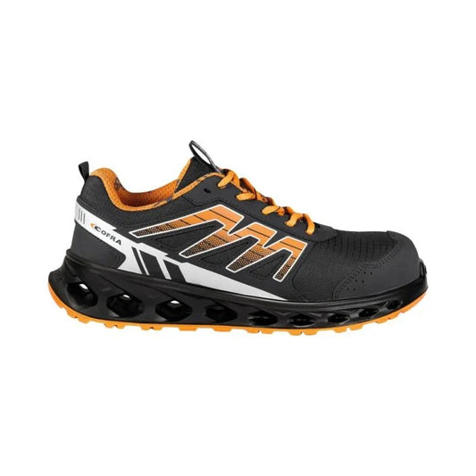 Scarpa Antinfortunistica Cofra Footing S3S FO SR ESD – 100% Metal Free, Microfibra Nubuck Idrorepellente, Fodera SANY-DRY, Soletta LIGHT FOAM ESD, Antiperforazione FTP Non Metallica, Suola Dinamica con Aperture Trasversali